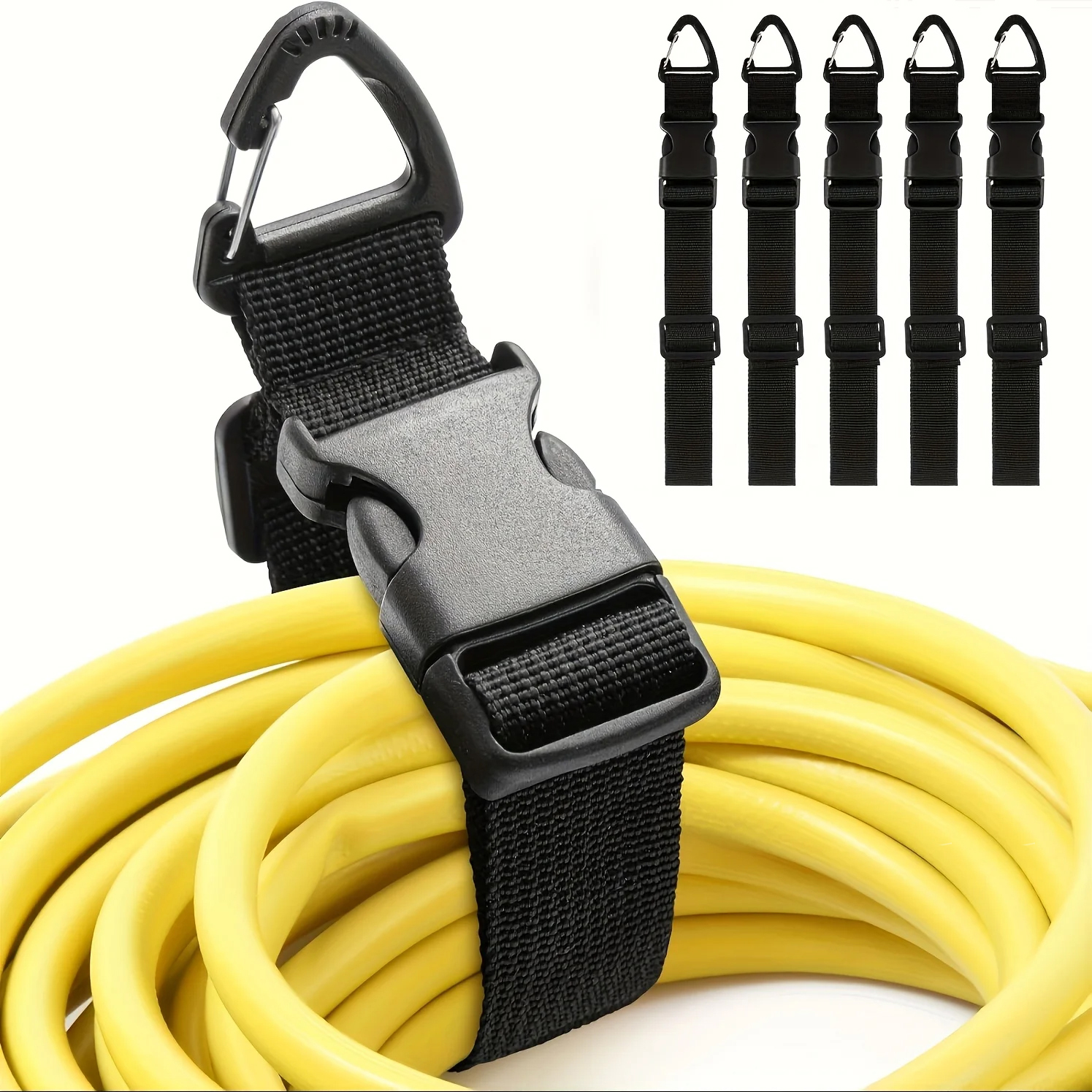 Workshop Tools Rack - 45cm Black Adjustable Extension Cord Organizer