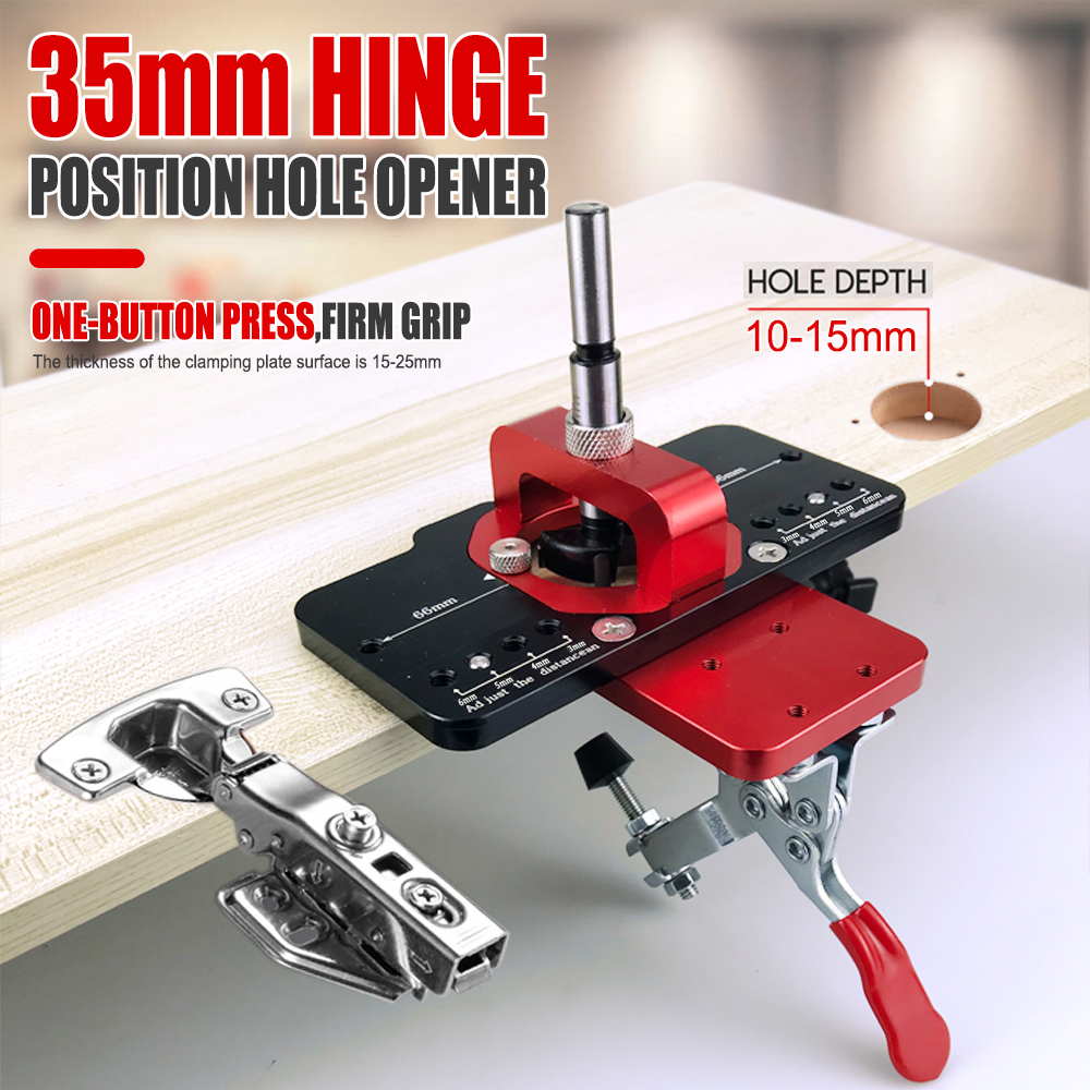 Mini Workshop Tools - 35mm Concealed Door Hinge Jig Accurate
