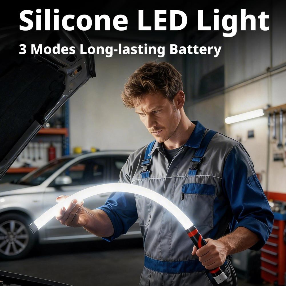 Mini Workshop Tools - LED Flashlight Stick High-Lumen Modes Rechargeable