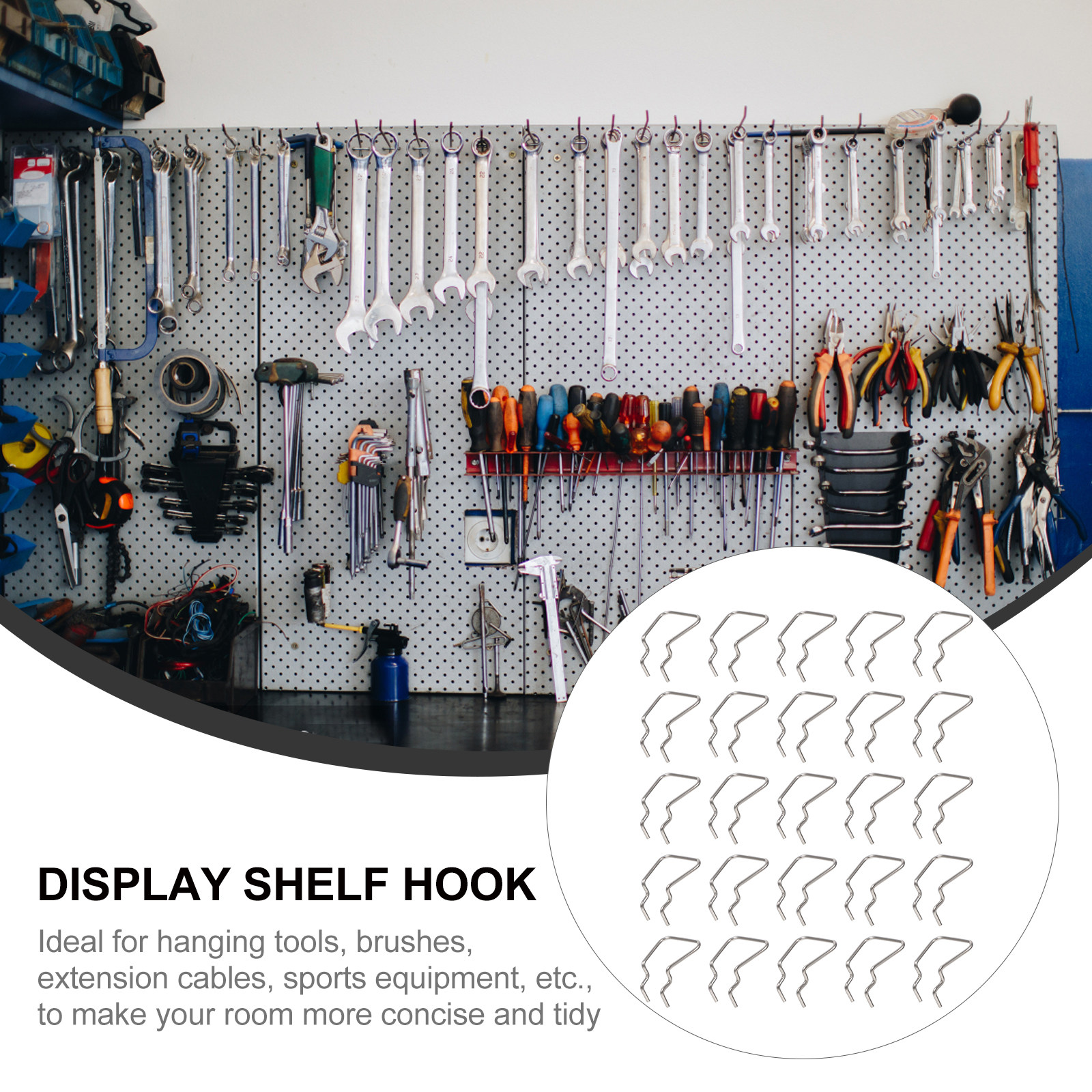 12Pcs Hardware Display Shelf R - Workshop Tools Display ulasan dan harga