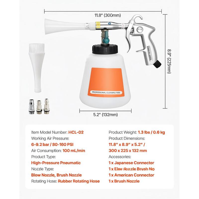 Vortex Interior Cleaner 1L Bot - Car Workshop Tools And Equipment ulasan dan harga
