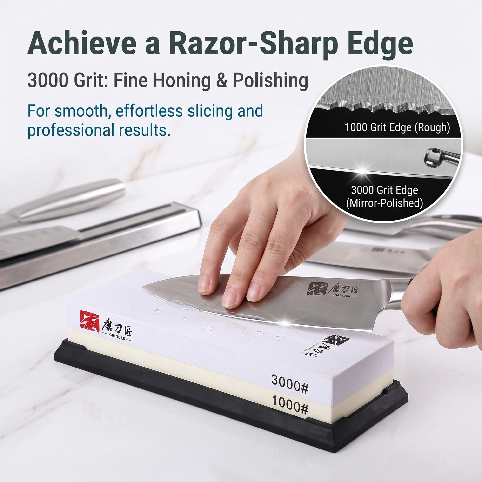 Corundum Sharpening Stone 1000 - Sharpening Stone Whetstone ulasan dan harga