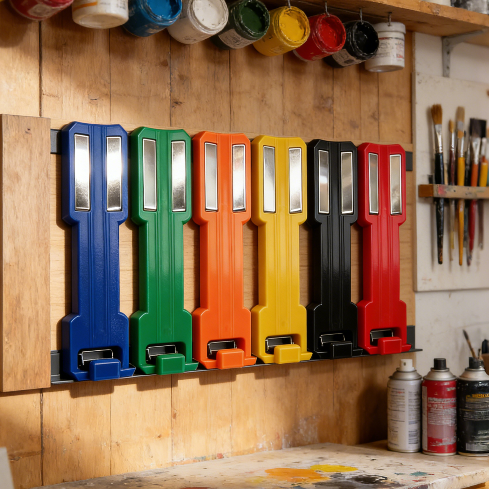 Magnetic Spray Can Holder Kitc - Workshop Tools On Wall ulasan dan harga