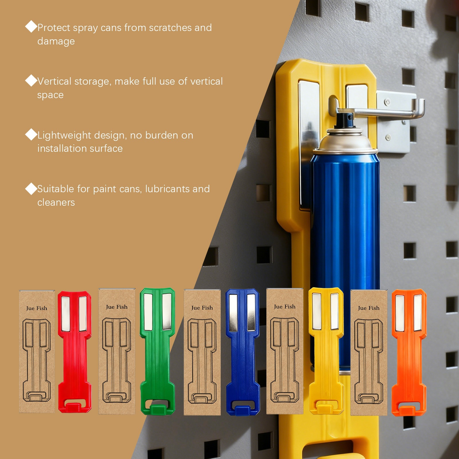 Magnetic Spray Can Holder Kitc - Workshop Tools On Wall ulasan dan harga