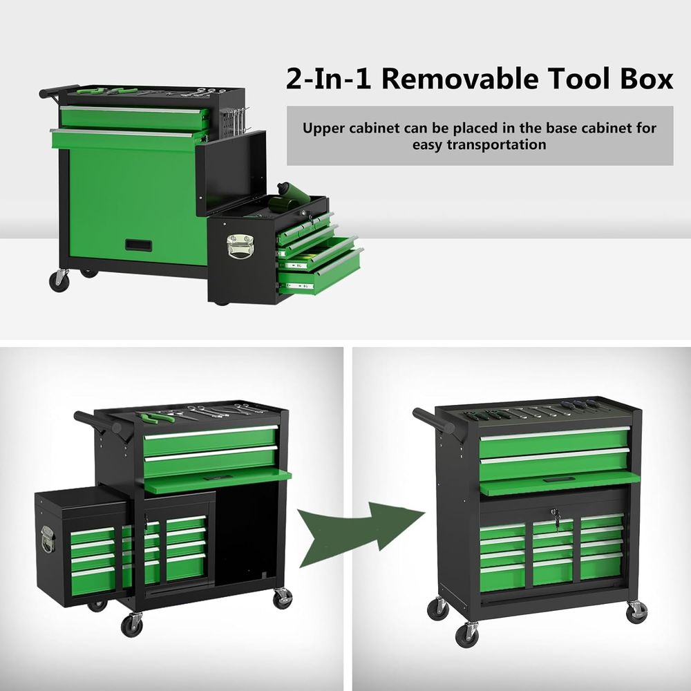 42.9 Lockable Wheeled Tool Che - Tools Box For Workshop ulasan dan harga