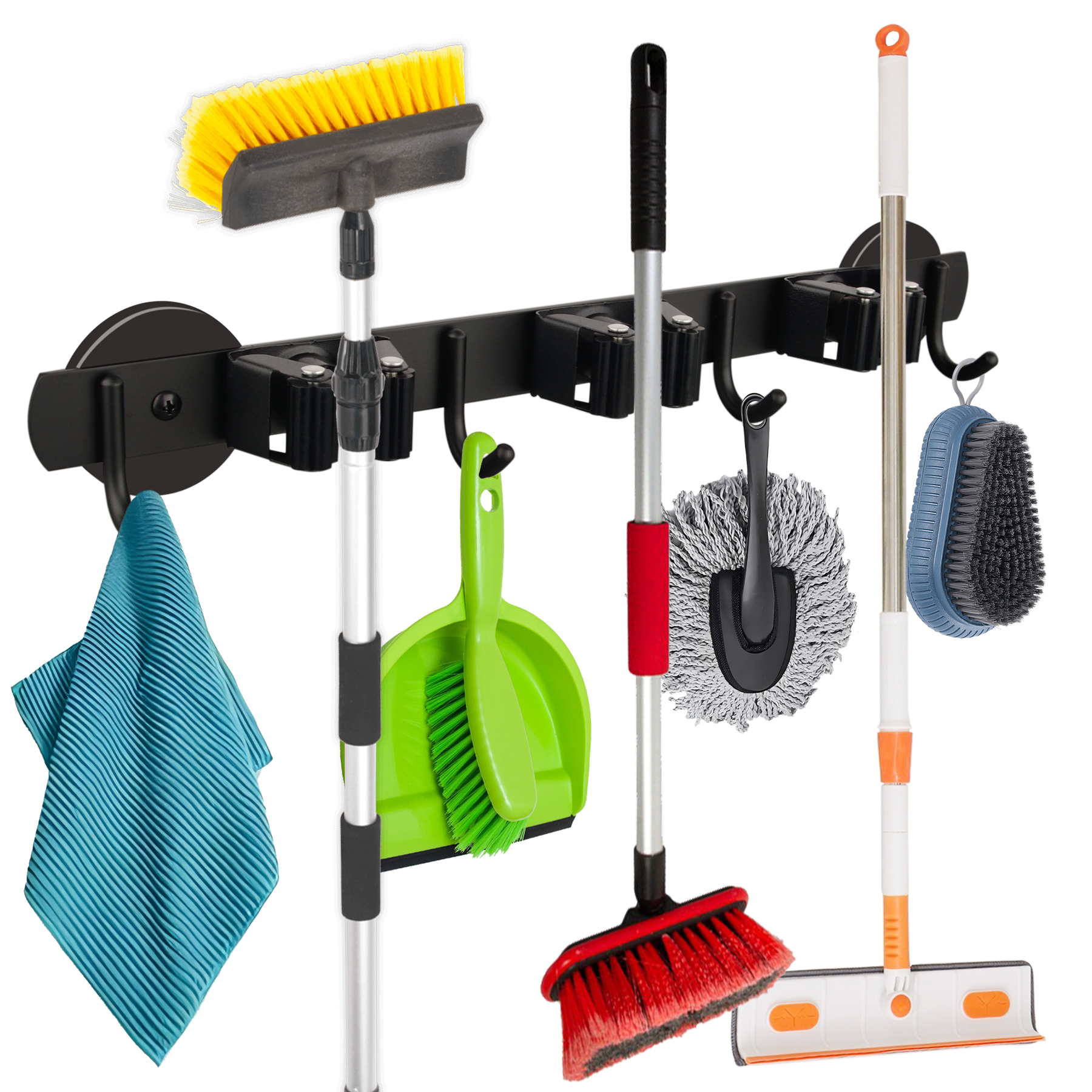 Magnetic Broom and Mop Holder  - Workshop Tools On Wall ulasan dan harga