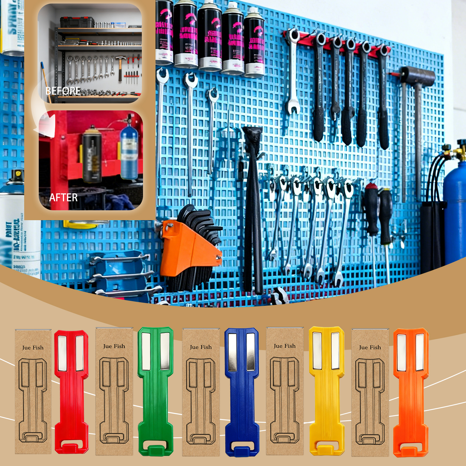 Magnetic Aerosol Can Holder Co - Workshop Tools On Wall ulasan dan harga