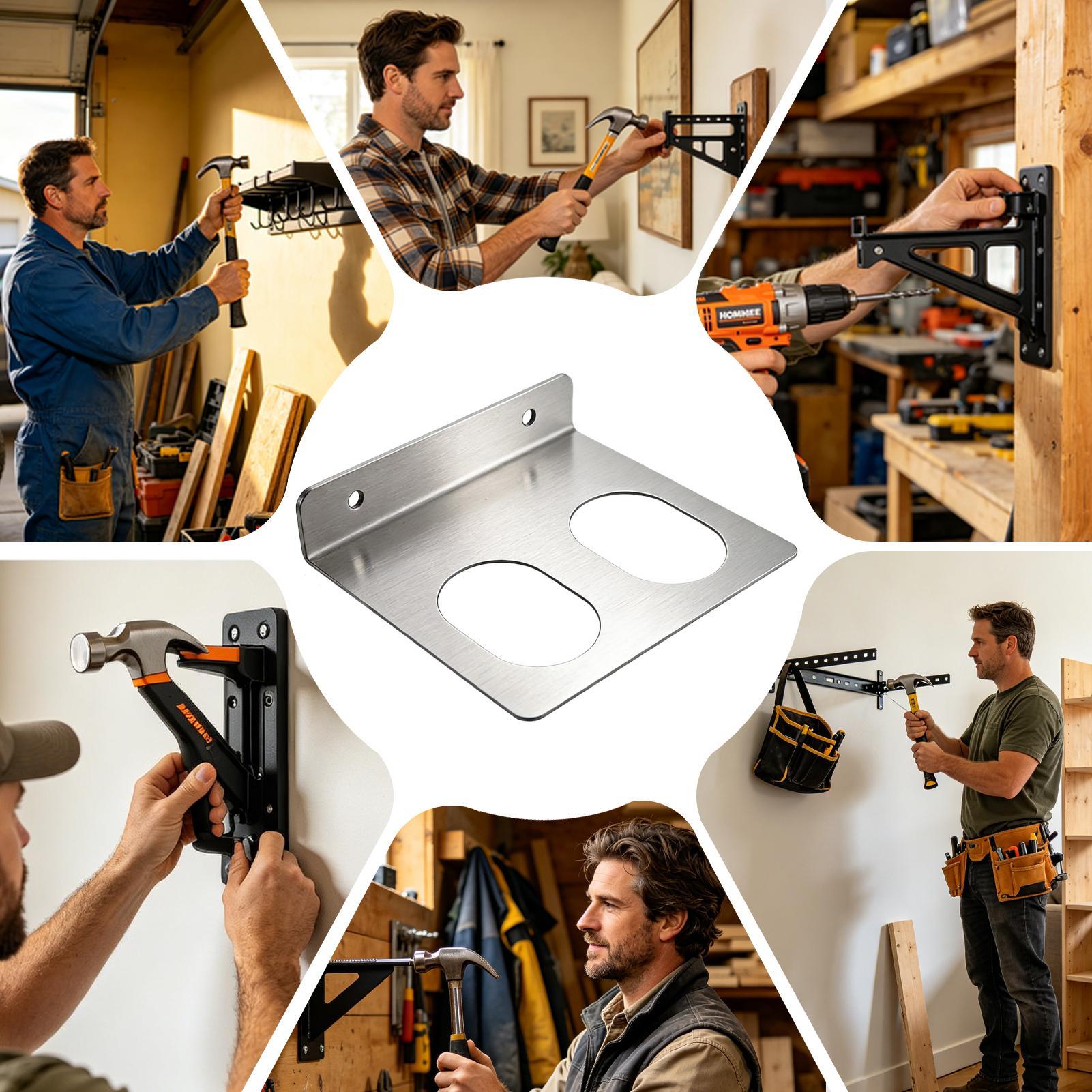 Tool Holder Wall Mount Double  - Workshop Tools Types ulasan dan harga