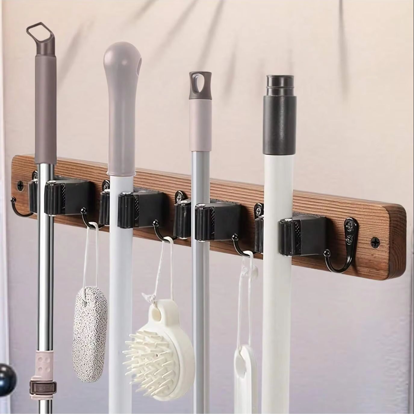 Mop Broom Holder Heavy Duty St - Workshop Tools On Wall ulasan dan harga