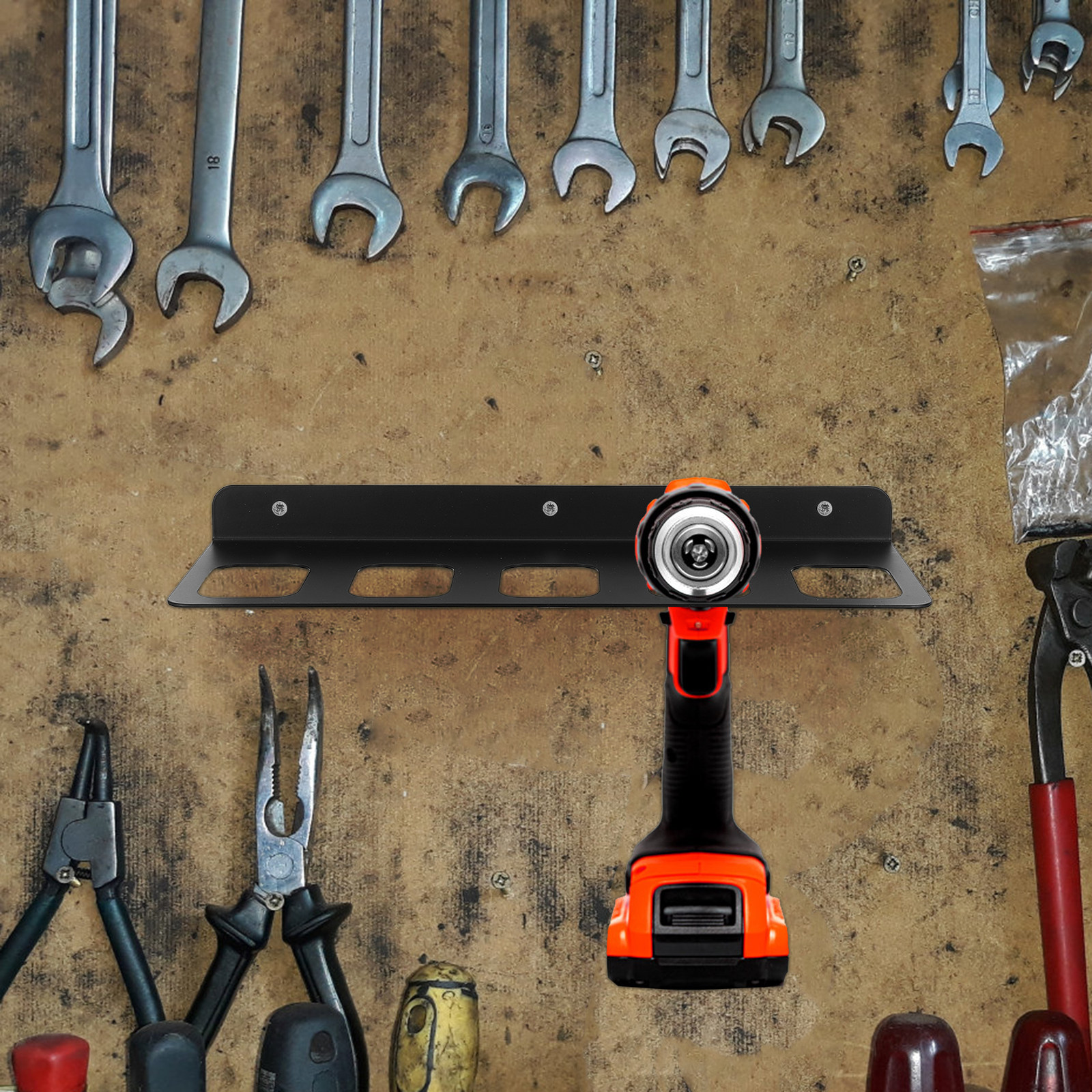 1Set Garage Wall Mount Tool Or - Hand Tools In Workshop ulasan dan harga
