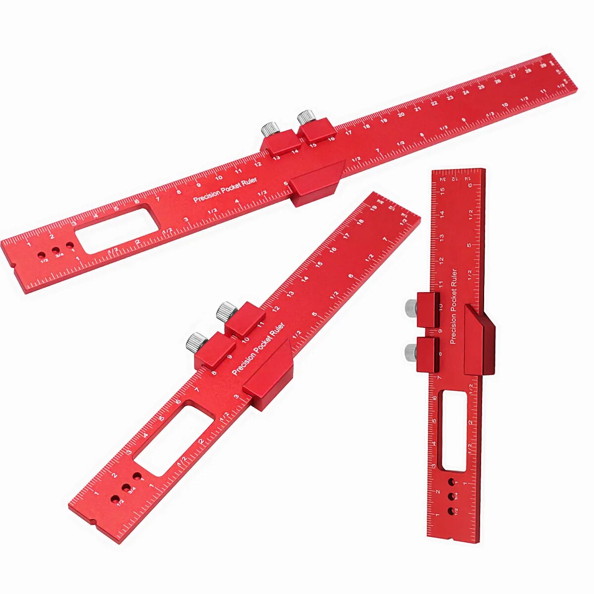 1/3Pcs Precision Pocket Ruler  - Mini Workshop Tools ulasan dan harga