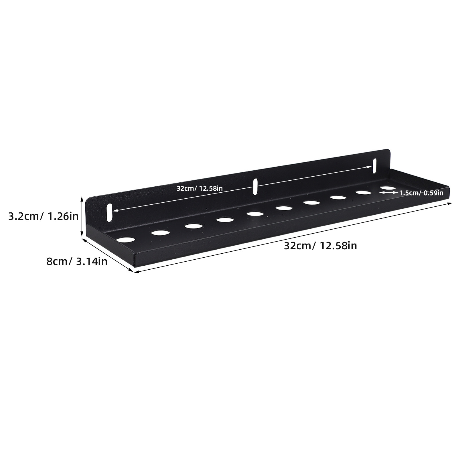 25-Hole Wall Mounted Screwdriv - Workshop Tools Rack ulasan dan harga