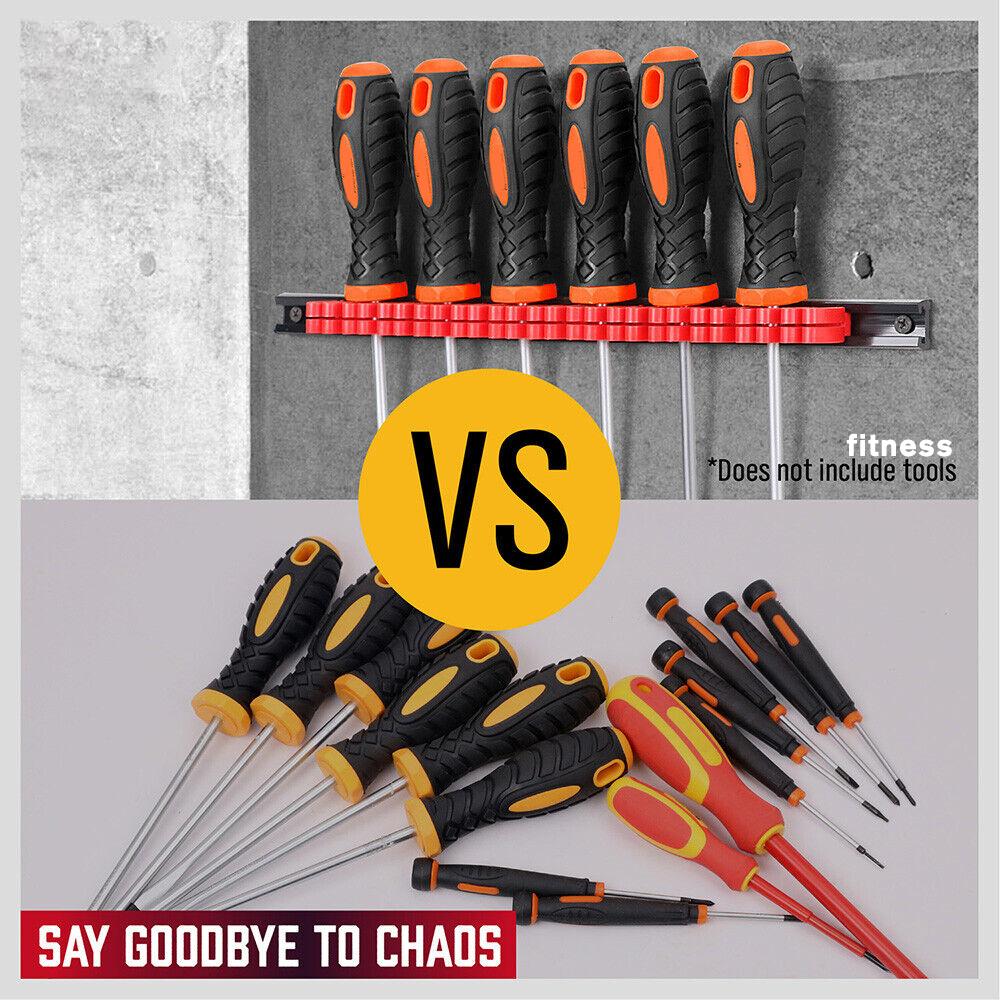 Plastic Screwdriver Holder Har - Workshop Tools Rack ulasan dan harga