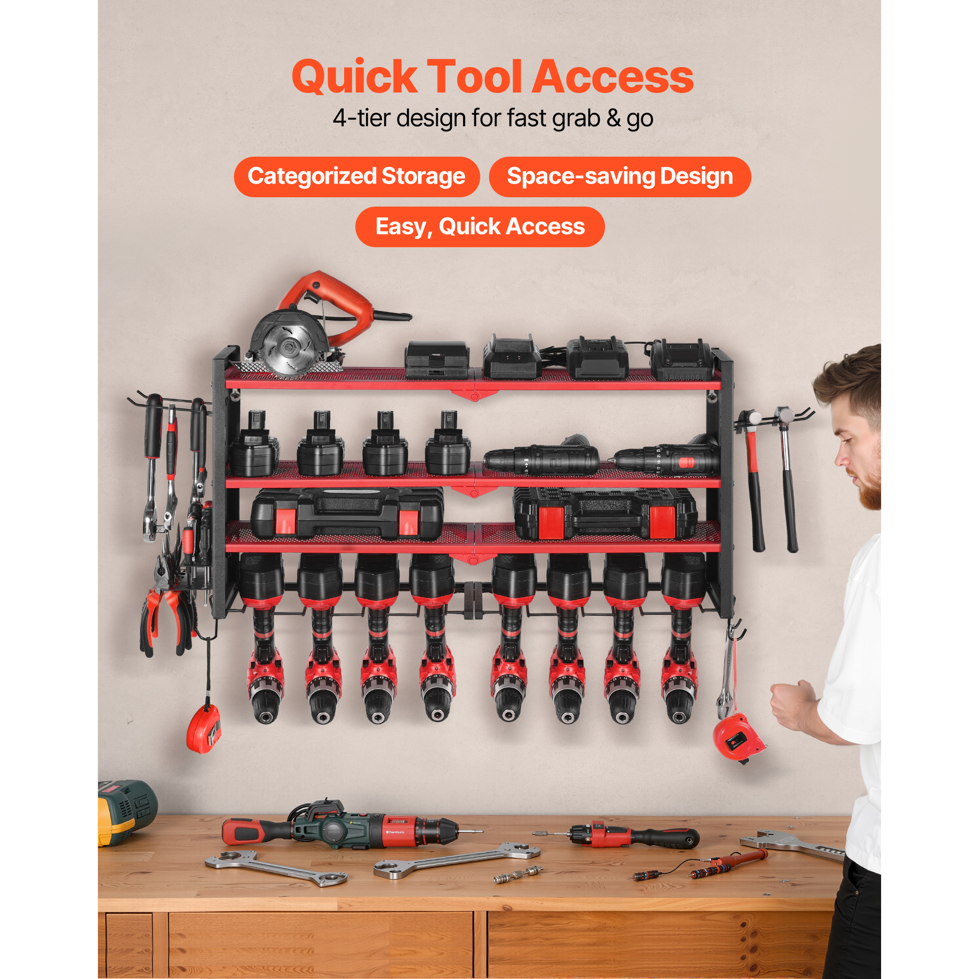 SucceBuy 4-Layer Hand Power To - Hand Tools In Workshop ulasan dan harga
