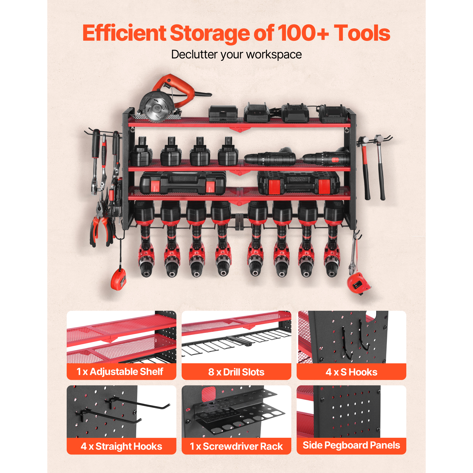SucceBuy 4-Layer Hand Power To - Hand Tools In Workshop ulasan dan harga