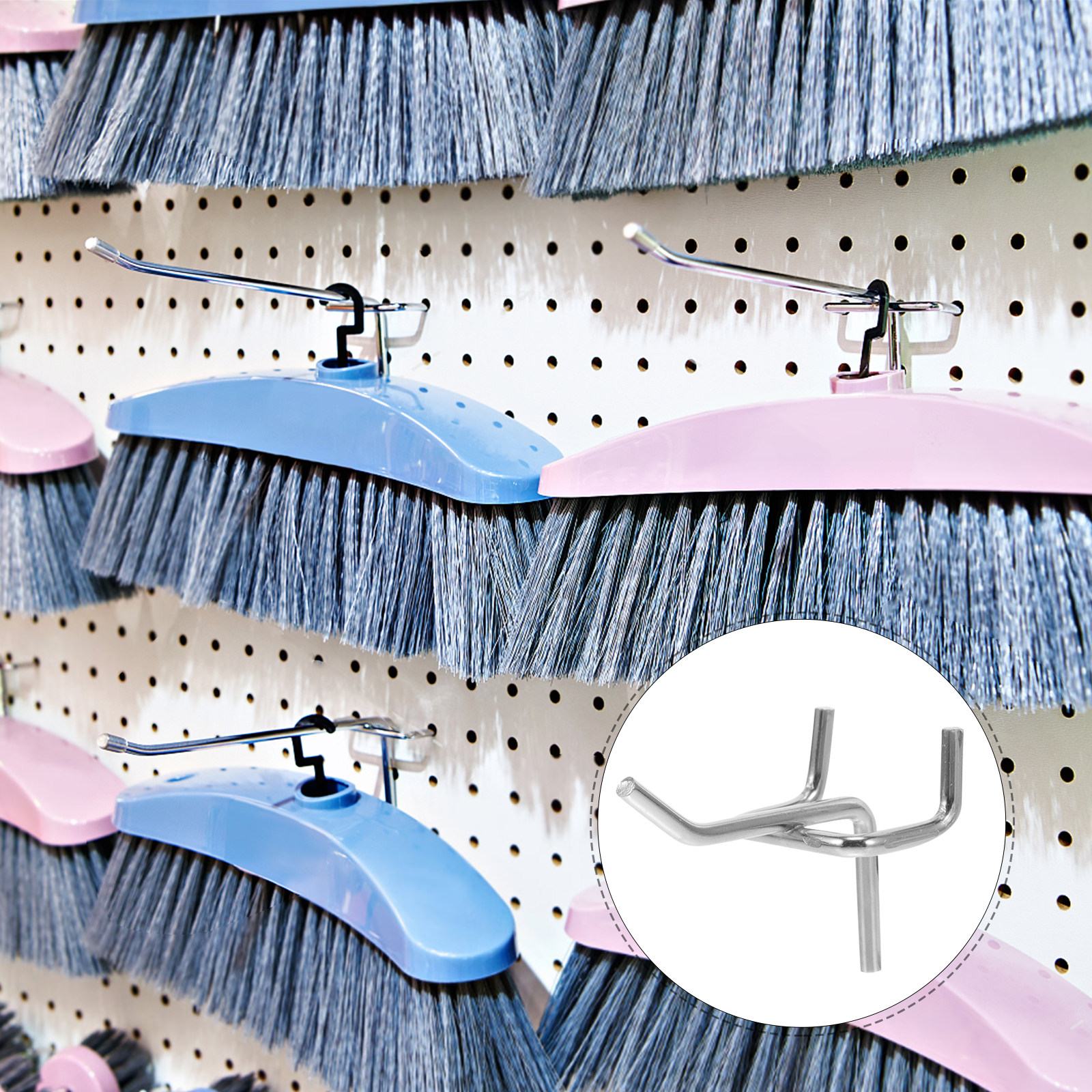 50Pcs Tool Pegboard Hooks Heav - Workshop Tools Display ulasan dan harga