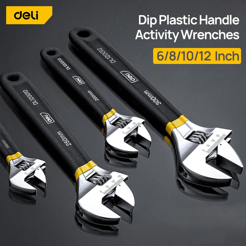 Deli Adjustable Wrench Car Bic - Hand Tools In Workshop ulasan dan harga
