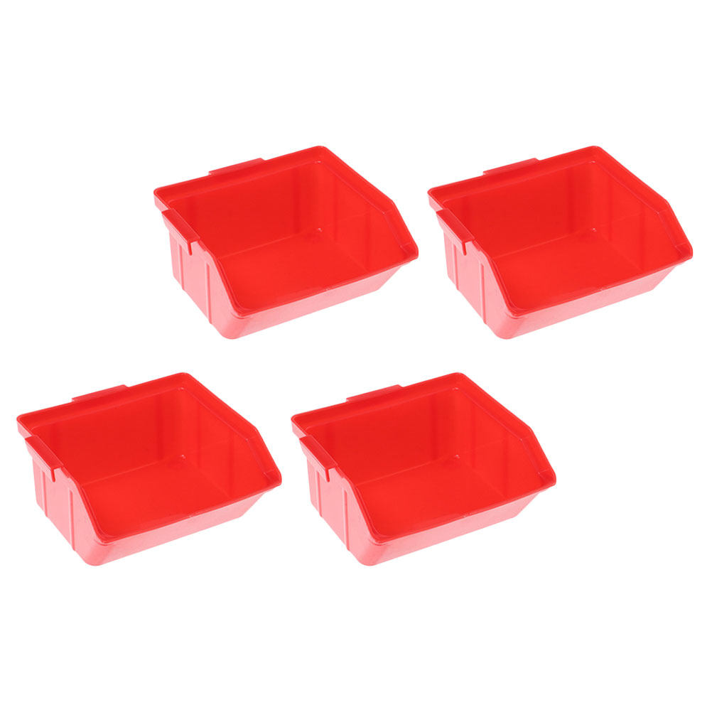 4Pcs Modular Stackable Storage - Tools Box For Workshop ulasan dan harga