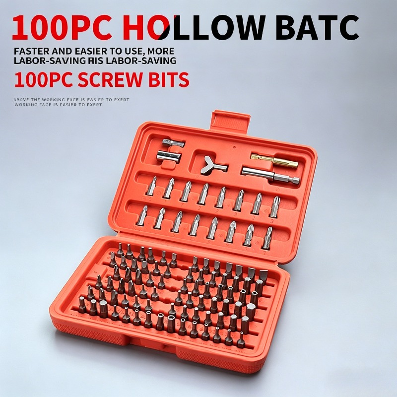 100PCS Screwdriver Bit Set, Ho - Hand Tools In Workshop ulasan dan harga