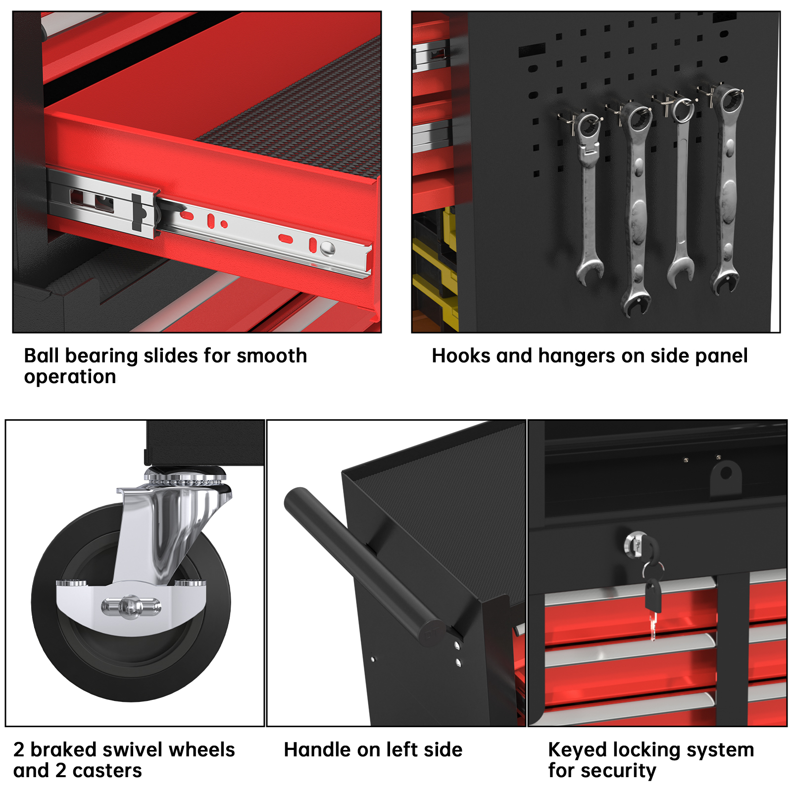 5/8-Drawer Tool Chest Rolling  - Tools Box For Workshop ulasan dan harga