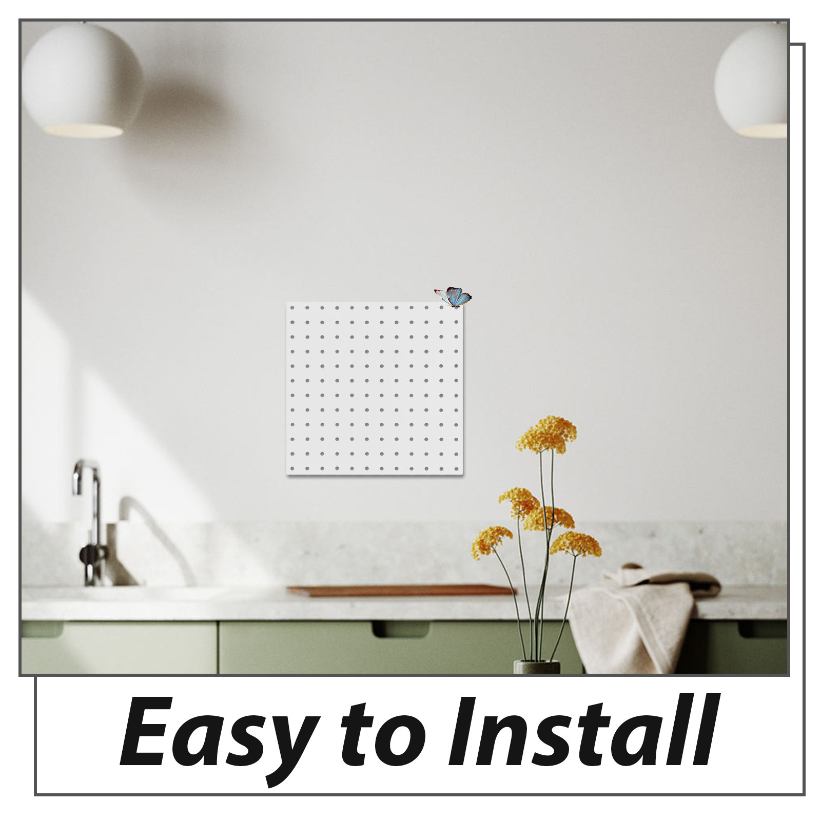 1Set Heavy Duty Metal Pegboard - Workshop Tools Display ulasan dan harga