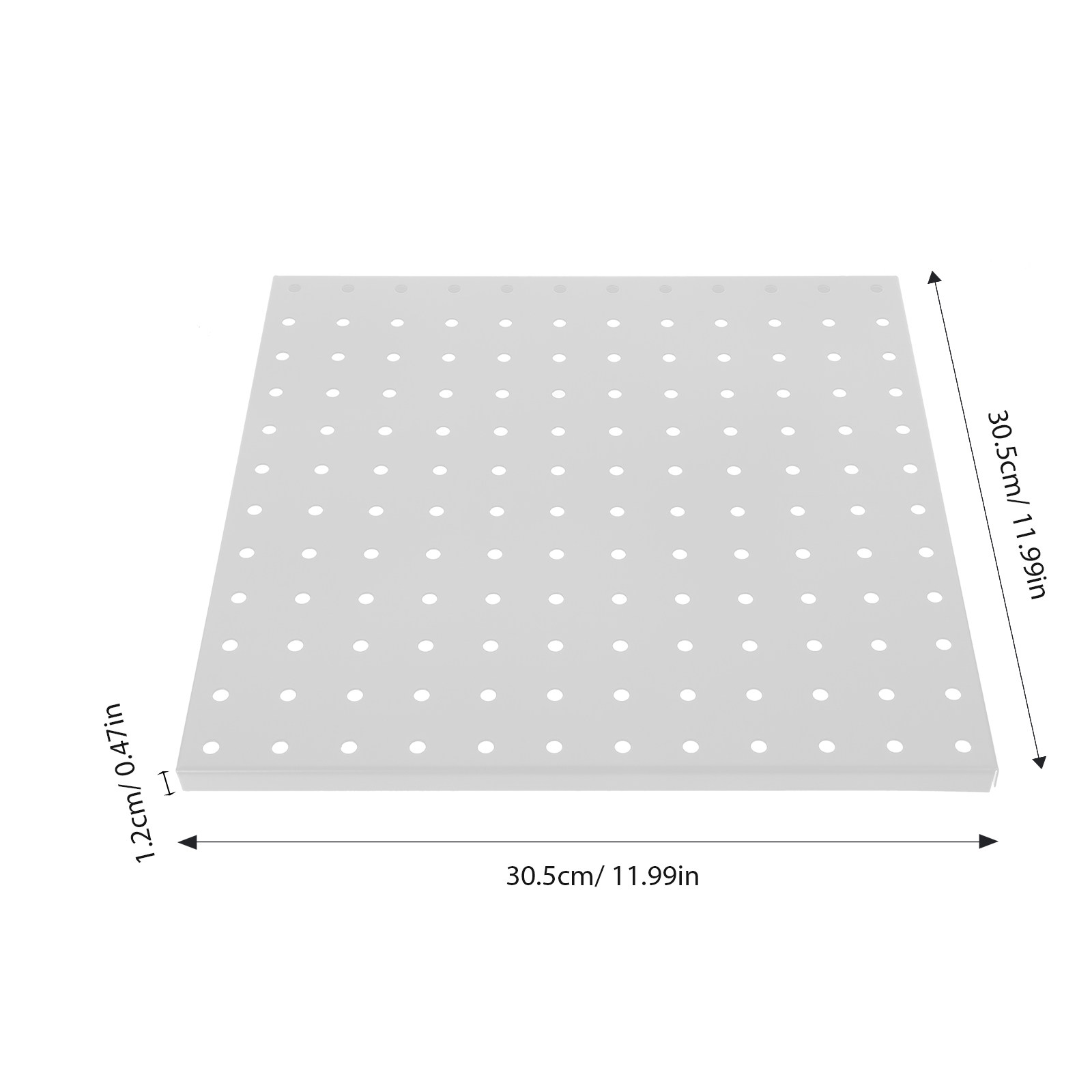 1Set Heavy Duty Metal Pegboard - Workshop Tools Display ulasan dan harga