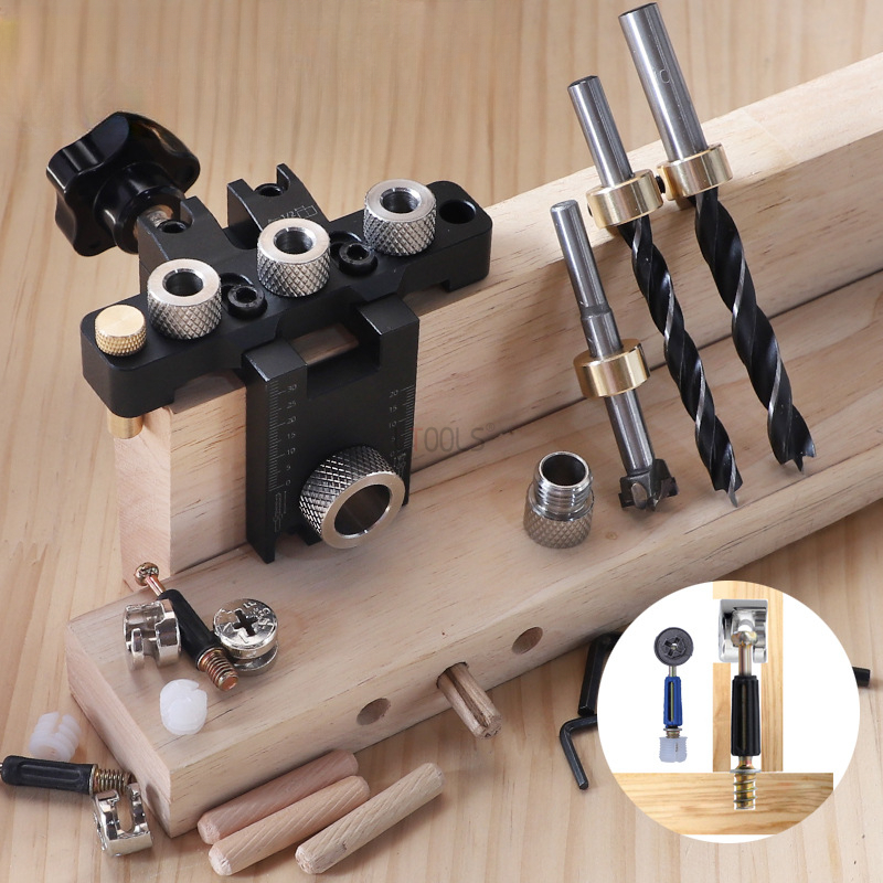 3 in1 Adjustable Doweling Jig  - Mini Workshop Tools ulasan dan harga